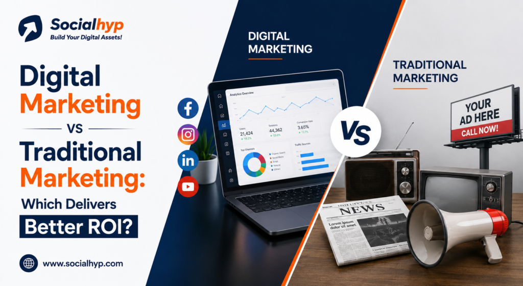 digital marketing vs traditional marketing