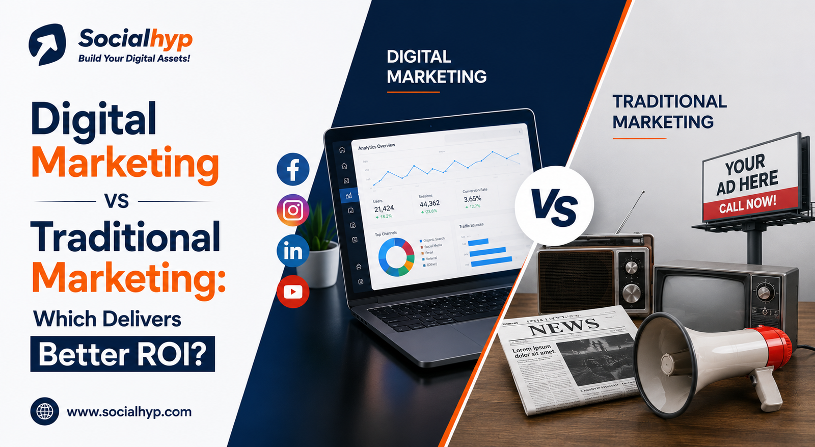 digital marketing vs traditional marketing